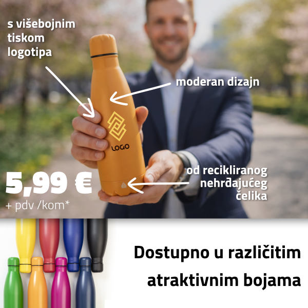 Akcija: Personalizirane boce od recikliranog čelika