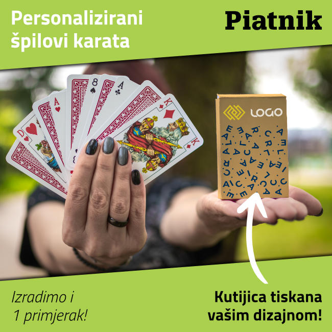 Savršen poslovni poklon iz naše zalihe – Personalizirane PIATNIK karte