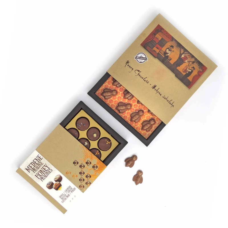 Medene čokoladne praline