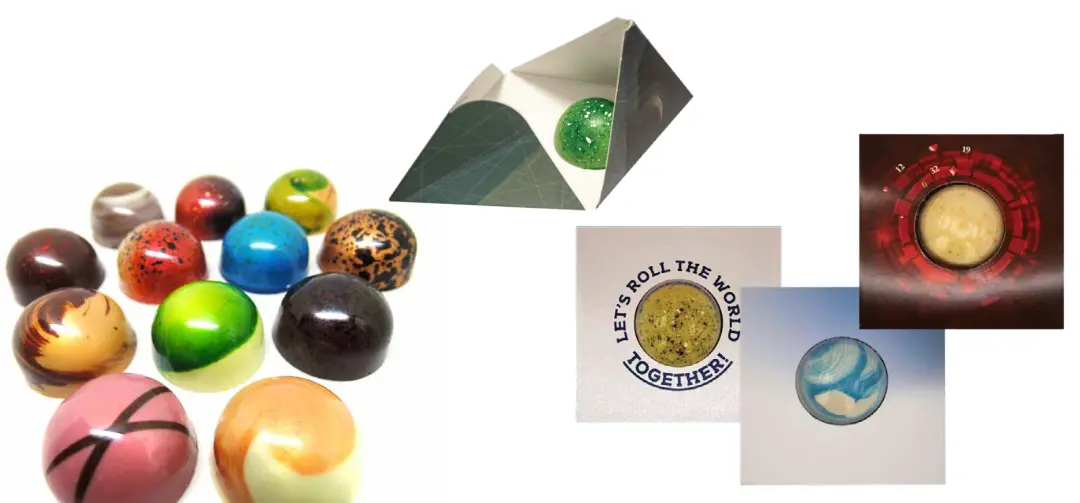 Medene čokoladne praline